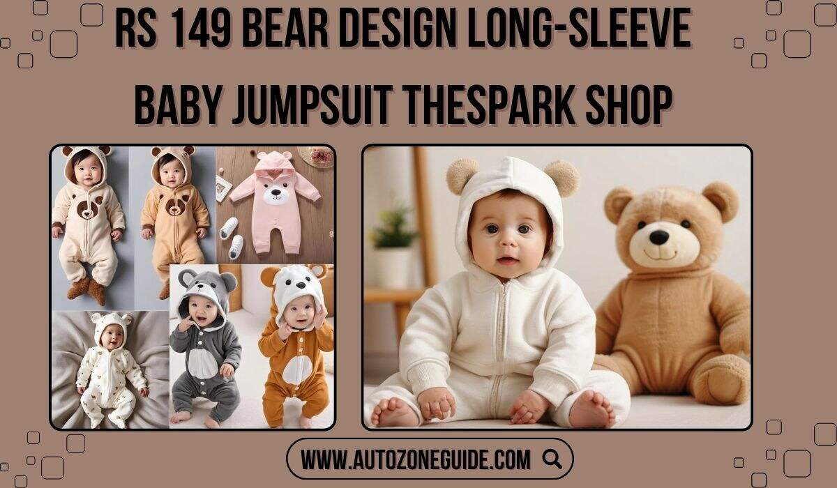 The Rs 149 Bear Design Long-Sleeve Baby Jumpsuit Thespark Shop: Stylish, Affordable, And Practical